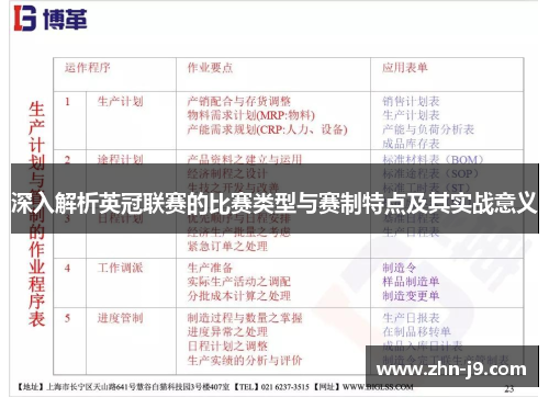 深入解析英冠联赛的比赛类型与赛制特点及其实战意义 深入解析英冠联赛的比赛类型与赛制特点及其实战意义